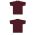 Athletic Knit A1810-009 Apparel Polo Shirt - Maroon - Full