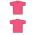 Athletic Knit A1810-014 Apparel Polo Shirt - Pink - Full