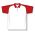 Athletic Knit A1815-209 Apparel Polo Shirt - White/Red - Front