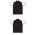 Athletic Knit A1815-221 Apparel Polo Shirt - Black/White - Full