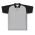 Athletic Knit A1815-920 Apparel Polo Shirt - Heather Grey/Black - Front
