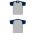 Athletic Knit A1815-921 Apparel Polo Shirt - Heather Grey/Navy - Full