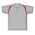 Athletic Knit A1820-923 Apparel Polo Shirt - Heather Grey/Red - Front