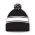 Athletic Knit A1830-221 Hockey Toque - Black And White - Rear