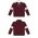 Athletic Knit A1845-233 Apparel Sweatshirt - Maroon/White - Full