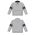 Athletic Knit A1845-920 Apparel Sweatshirt - Heather Grey/Black - Full