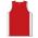 Athletic Knit B2115-208 Pro Basketball Jersey - Red/White - Rear