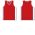 Athletic Knit B2115-208 Pro Basketball Jersey - Red/White - Full