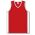 Athletic Knit B2115-208 Pro Basketball Jersey - Red/White - Front