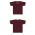 Athletic Knit BA1333-443 Pullover Baseball Jersey - Maroon/Black/White - Full