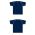 Athletic Knit BA1344-216 Two Button Baseball Jersey - Navy/White - Full