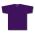Athletic Knit BA1347-010 Two Button Baseball Jersey - Purple - Rear