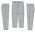 Athletic Knit BA1380-012 Pro Baseball Pants - Grey - Full