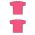 Athletic Knit BA1800-014 Pullover Baseball Jersey - Pink - Full