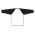 Athletic Knit BA1846-222 Baseball Long Sleeve Shirt - White/Black - Rear