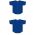 Athletic Knit BA5200-002 Full Button Baseball Jersey - Royal - Full