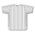 Athletic Knit BA524-222 Full Button Baseball Jersey - White/Black - Rear