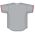 Athletic Knit BA5500-CIN699 Full Button Baseball Jersey - Grey/Red/White - Rear