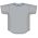 Athletic Knit BA5500-DET575 Full Button Baseball Jersey - Grey/Navy - Rear