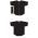 Athletic Knit BA5500-PIT578 Full Button Baseball Jersey - Black/Gold - Full