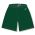 Athletic Knit BAS1300-029 Baseball Shorts - Dark Green - Front