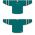 Athletic Knit H550B-SAN466B Pro Hockey Jersey - 2013 San Jose Pacific Teal - Full