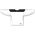 Athletic Knit H6100-222 League Hockey Jersey - White/Black - Rear