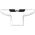Athletic Knit H6100-222 League Hockey Jersey - White/Black - Front