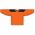 Athletic Knit H6100-263 League Hockey Jersey - Orange/Black - Front