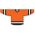 Athletic Knit H6500-330 League Hockey Jersey - Orange/Black/White - Front