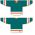 Athletic Knit H6500-458 League Hockey Jersey - Pacific Teal/White/Orange - Full