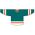 Athletic Knit H6500-458 League Hockey Jersey - Pacific Teal/White/Orange - Front