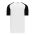 Athletic Knit S1375-222 Soccer Jersey - White/Black - Rear