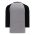 Athletic Knit S1846-920 Soccer Long Sleeve Shirt - Heather Grey/Black - Rear