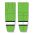 Athletic Knit HS2100-107 Lightweight Pro Hockey Socks - Lime/Black/White - Front