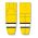 Athletic Knit HS2100-256 Lightweight Pro Hockey Socks - Maize/Black/White - Front