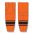 Athletic Knit HS2100-263 Lightweight Pro Hockey Socks - Orange/Black - Front