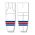 Athletic Knit HS2100-313 Lightweight Pro Hockey Socks - New York Rangers White - Front