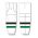 Athletic Knit HS2100-377 Lightweight Pro Hockey Socks - 2013 Dallas White - Front