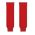 Athletic Knit HS630-005 Knitted Solid Hockey Socks - Red - Front