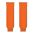Athletic Knit HS630-064 Knitted Solid Hockey Socks - Orange - Front
