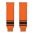Athletic Knit HS630-263 Knitted Striped Hockey Socks - Orange/Black - Front