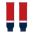 Athletic Knit HS630-808 Knitted Striped Hockey Socks - 2013 Washington Red - Front