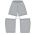 Athletic Knit LS1300-012 Field Lacrosse Shorts - Grey - Full
