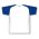 Athletic Knit S1375-207 Soccer Jersey - White/Royal - Rear