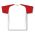 Athletic Knit S1375-209 Soccer Jersey - White/Red - Rear