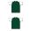 Athletic Knit S1375-260 Soccer Jersey - Dark Green/White - Full