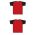 Athletic Knit S1375-264 Soccer Jersey - Red/Black - Full