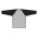 Athletic Knit S1846-920 Soccer Long Sleeve Shirt - Heather Grey/Black - Rear