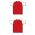 Athletic Knit V1375-208 Volleyball Jersey - Red/White - Full